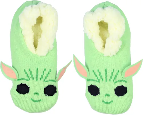 Miniatura 3 de Star Wars The Mandalorian Baby Yoda - Calcetines con forro Sherpa para mujer