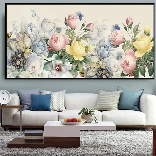 Pintura con diamantes de 19.7 x 59.1 in, 5D para bricolaje, pintura completa por número para adultos, accesorios de arte y manualidades, punto de