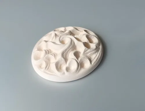 Miniatura 3 de Difusor de piedra de cerámica curativa purificadora de aire, enredadera redonda, elimina los malos olores, elimina los malos olores, fabricado