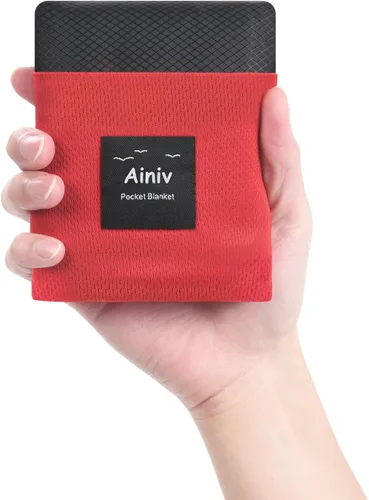 Miniatura 16 de Ainiv Manta de Picnic, Mini Tapete de Playa de Bolsillo 27.5 x 43.3 Pulgadas (1-2 Personas) Plegable, Ligera Impermeable Sin Arena, Lámina de Suelo