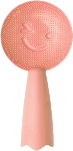 Miniatura 10 de Cuchara de arroz Bonita espátula para servir arroz con cara sonriente Paleta de arroz antiadherente con mango largo, soporte para servir arroz