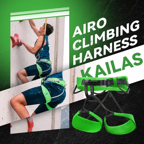 Miniatura 5 de Kailas Airo Arnés de Escalada en Roca para Hombres, Montañismo, Escalada en Hielo en Árboles, Mujeres, Arnés de Seguridad de Medio Cuerpo para Rapel