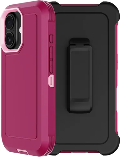 Miniatura 17 de Funda para iPhone 13 Pro Max con funda de clip para cinturón, 2 protectores de pantalla, protección contra caídas de grado militar, cuerpo completo