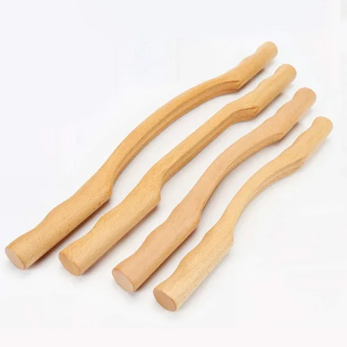 Miniatura 6 de Varillas de masaje manual, rodillo muscular, masajeador de raspado, rodillo de masaje de madera, barra de masaje de madera, herramienta de masaje