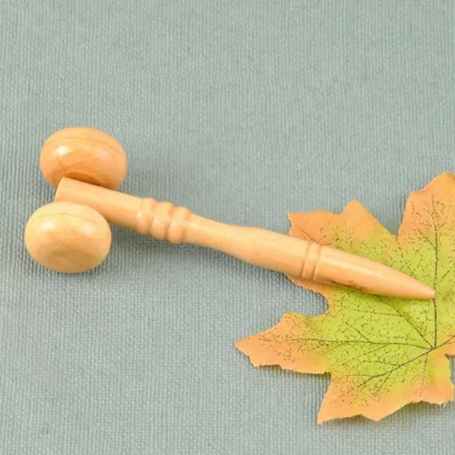 Miniatura 2 de Rodillos de madera portátiles masajeadores cara mano pierna cabeza cuello espalda cintura masaje rueda palos para hombres mujeres