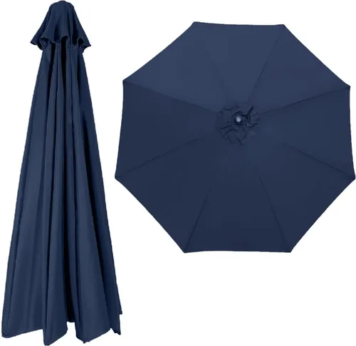 Miniatura 9 de Toldo de repuesto para sombrilla de 6.5 pies, 9 pies, 10 pies, toldo de repuesto para sombrilla de patio, 6 varillas/8 varillas, cubierta superior