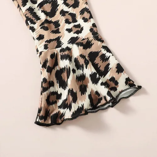 Miniatura 6 de Traje de bebé niña de 2 cumpleaños para niña de 2 años de edad, ropa de leopardo