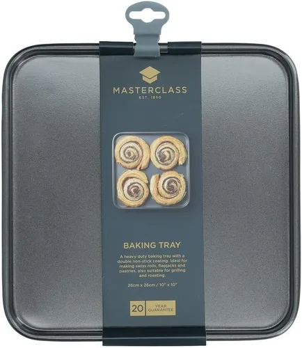 Miniatura 2 de Master Class Bandeja cuadrada antiadherente para hornear de 10.2 in/10 Ideal para hacer rollos suizos, flapjacks, pasteles, asar o asar