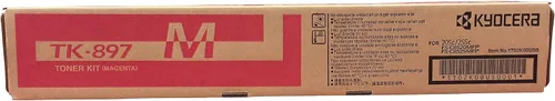 Miniatura 3 de Kyocera 1T02K0CUS0 Modelo TK-897C Cartucho de tóner cian, compatible con impresoras multifuncionales a color FS-C8025MFP, FS-C8520MFP, TASKalfa