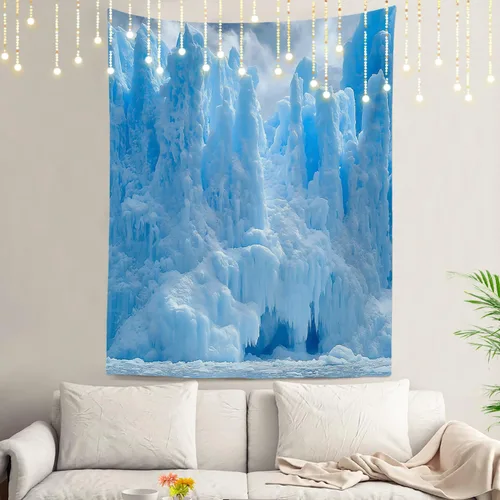 Miniatura 66 de Shrahala Tapiz de pared de hojas de arce otoñal, hojas rojas llameantes, fondo negro, tapiz grande para colgar en la pared, tapiz decorativo