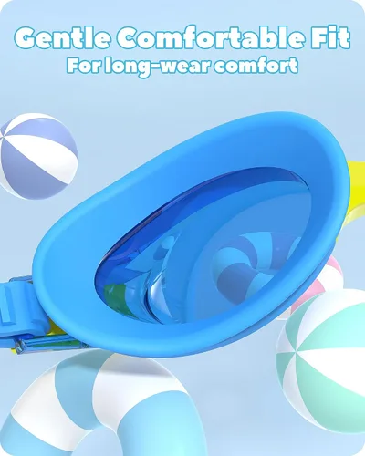 Miniatura 4 de findway Gafas de natación para niños, antivaho y sin fugas, para niñas de 3 a 14 años