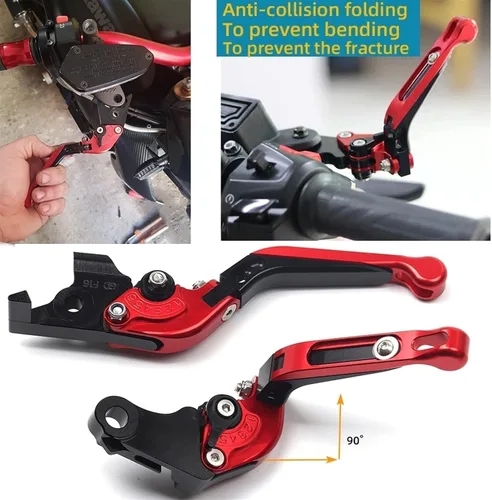 Miniatura 6 de DOUKI Para BMW G650GS Sertao G650 GS 2010-2015 - Palancas de embrague de freno extensibles plegables ajustables con logotipo CNC accesorios palanca