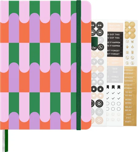 Miniatura 41 de &And Per Se - Cuaderno en blanco, 160 páginas, 5.7 x 8 pulgadas, cuaderno de rayas estrechas con papel grueso para escribir, cuaderno de tapa dura