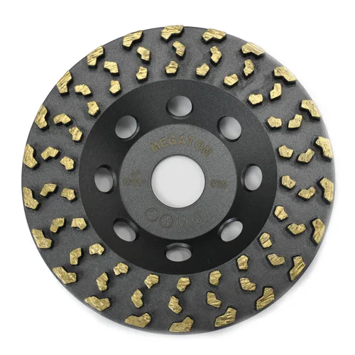 Megatron - Rueda de disco de extracción de diamante de 5 pulgadas para cualquier hormigón, pintura, epoxi, pegamento y masilla con nueva tecnología