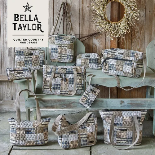 Miniatura 5 de Bella Taylor Bolsa de maquillaje de algodón acolchada grande para mujeres, bolsa de cosméticos de viaje