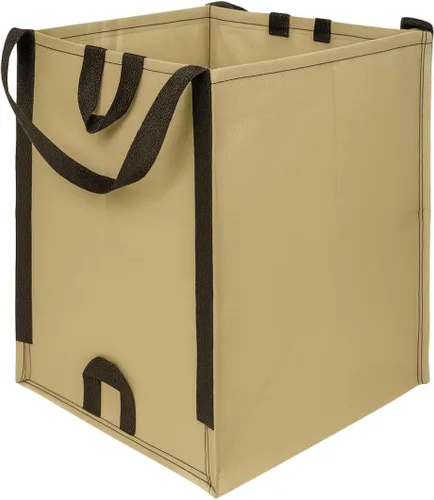 Miniatura 16 de DURASACK Heavy Duty Home and Yard Bags 48-Gallon Reusable Self-Standing Lawn and Leaf Bags Garbage Can with Reinforced Handles, Black