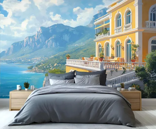 Miniatura 24 de Papel tapiz de mármol, papel tapiz negro y dorado para dormitorio, papel tapiz moderno gris para sala de estar, mural fotográfico de mármol nórdico