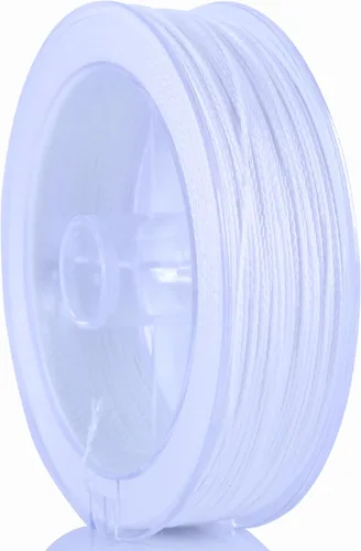 Miniatura 2 de KONMAY Hilo microfundido fino de 100 yardas de 0.013 in, línea de cuentas probada de resistencia de 58 libras, cuerda extra fuerte para fabricación