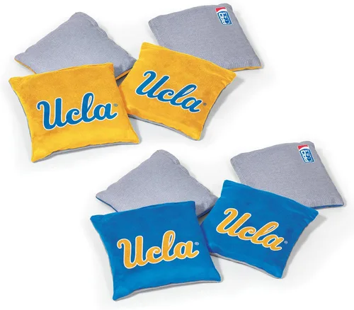 Miniatura 17 de Wild Sports - Puf de doble cara NCAA College de 8 unidades, bolsas de lanzamiento prémium para juego de cornhole, ideal para portones traseros