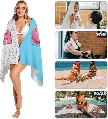 Miniatura 4 de Toalla de playa de béisbol personalizada con nombre, divertidas toallas de playa personalizadas de 67 memes para niños, toallas número seis siete