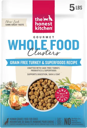 Miniatura 21 de The Honest Kitchen Alimento seco para perros de grado humano, pollo sin granos, bolsa de 20 libras