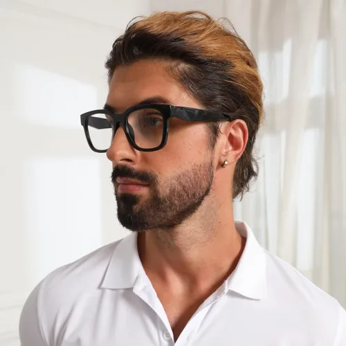 Miniatura 6 de kimorn Lentes de bloqueo de luz azul, antifatiga ocular y protección UV, gafas de marco cuadrado para mujeres y hombres