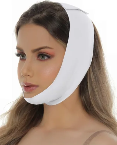 Miniatura 3 de Cinturón reductor facial de doble mentón para la cara, compresión lipo, envoltura facial después de la cirugía, adelgazante y tonificante máscara