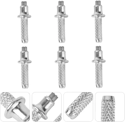 Miniatura 4 de Paquete de 6 puntas de repuesto para bastón de trekking de alta resistencia, universales, de acero de tungsteno, para montañismo, viajes, esquí