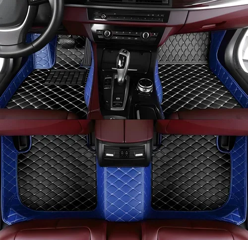 Miniatura 18 de Alfombrillas de Piso de Automóvil de Ajuste Personalizado por SARAHS - Cuero PU Impermeable de Cobertura Completa para la Mayoría de Automóviles