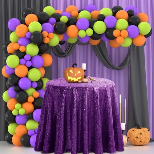 Miniatura 36 de Hahuho Mantel rectangular de lentejuelas de 50x80 pulgadas, color champán, mantel con purpurina para decoración de despedida de soltera, cumpleaños