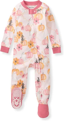 Miniatura 109 de Burt's Bees Baby Pijama para bebé niña, 100% algodón orgánico, pijama de una pieza, overol diagonal con cremallera, ajuste cómodo