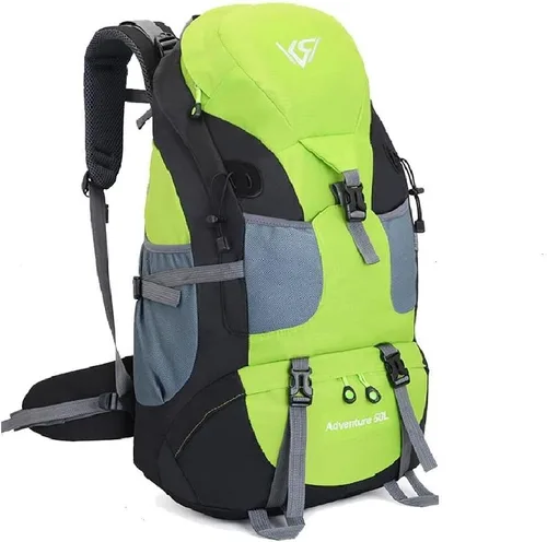 Miniatura 10 de Mochila de senderismo RuRu monkey de 50L, mochila ligera impermeable para camping al aire libre y viajes