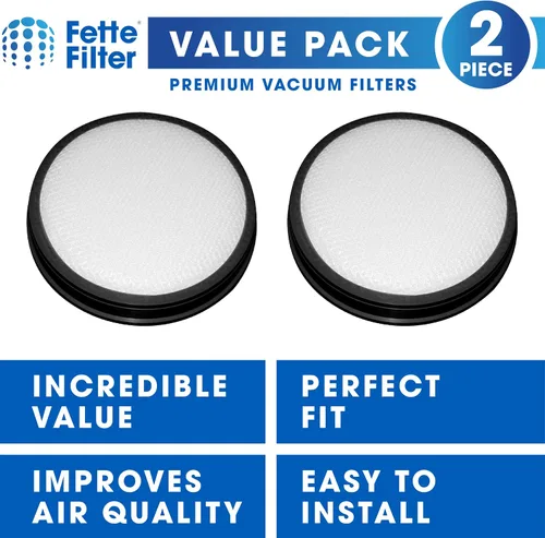 Miniatura 2 de Fette Filter - Reemplazo de accesorios de filtro de vacío compatibles con aspiradoras Hoover ONEPWR. Parte # AH85300 - Paquete de 2