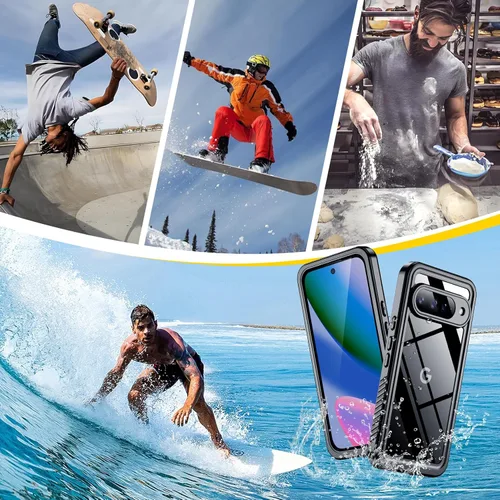 Miniatura 9 de SPIDERCASE para Google Pixel 10 Funda impermeable, [Protección contra caídas de grado militar de 12 pies] [Resistencia al agua IP68]