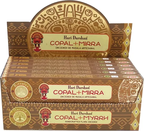 Miniatura 3 de Hari Darshan - Varillas de incienso hechas a mano, 12 cajas x 15 varillas, total de 180 varillas (copal)