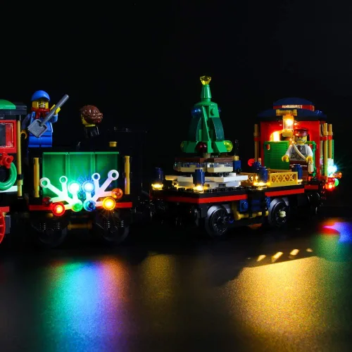 Miniatura 5 de LIGHTAILING Juego de luces para el modelo de bloques de construcción (Creator Expert Winter Holiday Train) – Kit de luz LED compatible con Lego