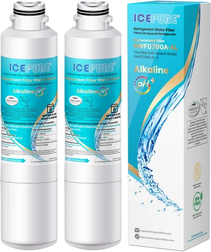 Miniatura 12 de ICEPURE DA29-00020B Reemplazo del filtro de agua para refrigerador Samsung RF28HFEDBSR, RF263BEAESR, HAF-CIN, RF263BEAESR, DA97-08006A, RF261BEAESR