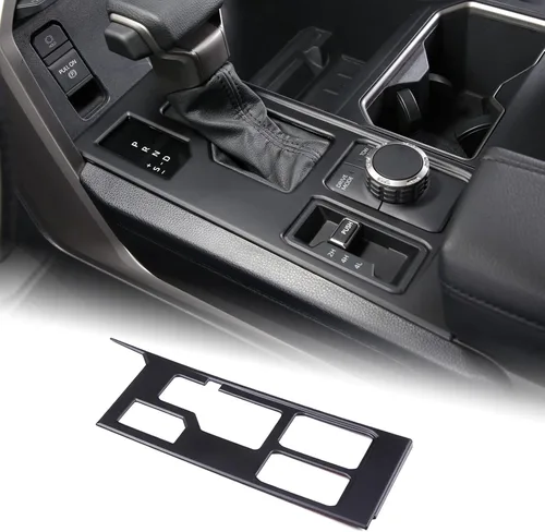 Miniatura 21 de Aunginsy Cubierta de Adhesivo del Panel de la Perilla de Cambios de la Caja de Control Central Compatible con Toyota Tundra/Sequoia 2022-2024 Coche