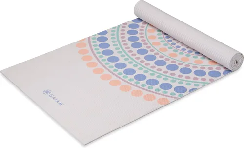Miniatura 17 de Gaiam - Alfombrilla de yoga, 6 mm, extra gruesa, antideslizante, de primera calidad, para todo tipo de yoga, pilates y ejercicios en el suelo