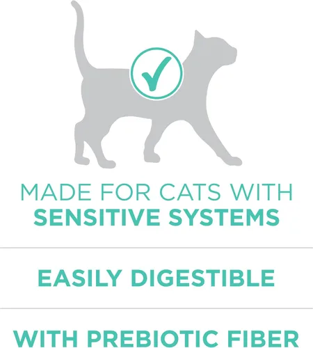 Miniatura 4 de Purina ONE Estómago sensible, piel sensible, alimento seco natural para gatos, fórmula +Plus para piel y estómago sensible, bolsa de 3.5 libras