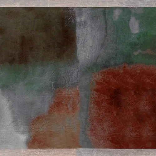 Dundee Deco Papel tapiz para despegar y pegar, DDAZBD9401, diseño abstracto, gris, rojo, verde, pinceladas, borde de pared, diseño retro, 15 pies x