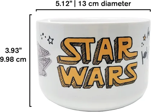 Miniatura 4 de Katalyst Licencias y promociones Star Wars Ramen Bowl y palillos Space Chase Millenium Falcon Tie Fighter X-Wing