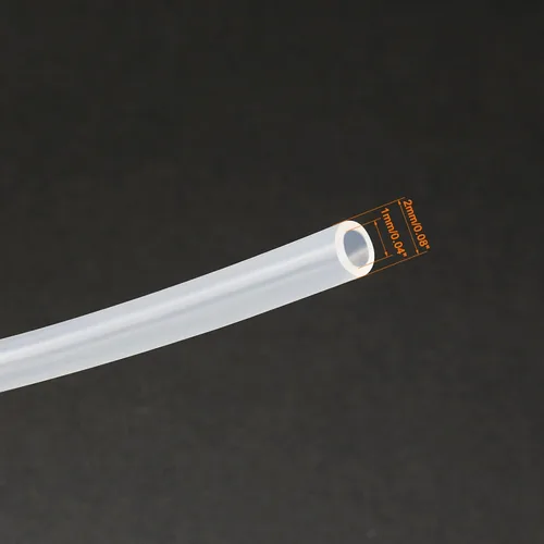 Miniatura 2 de uxcell Tubo de silicona de 0.039 in ID X 0.079 in 3/32 "OD 16.4 'Tubo flexible de goma de silicona Tubo de manguera de aire de agua transparente