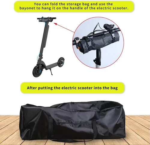 Miniatura 5 de Kasla Bolsa de Scooter Eléctrico, Bolsa de Scooter Eléctrico Plegable, Accesorios de Scooter Eléctrico Bolsa de Almacenamiento para Scooter