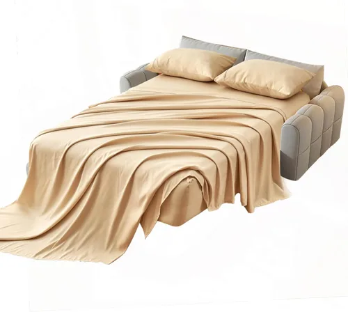 Kingnex Sábanas de sofá cama individual para sofá cama extraíble de 36 x 72 pulgadas, microfibra suave de doble cepillado 1800, 3 piezas incluyen 1