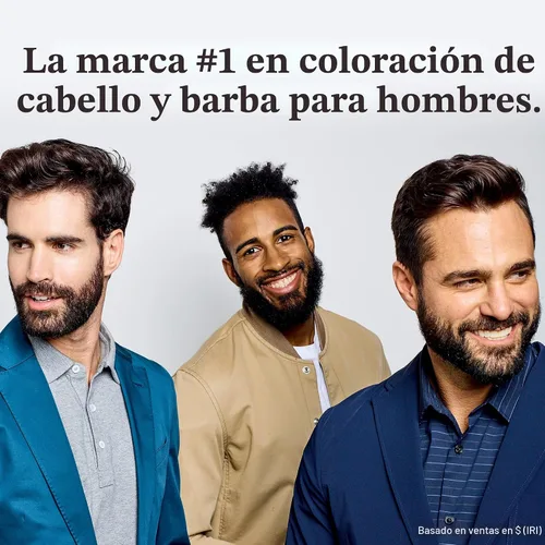 Miniatura 5 de Just For Men - Tinte para bigote y barba, tinte para barba para hombres con cepillo, incluye queratina, biotina, aloe vera y aceite de coco