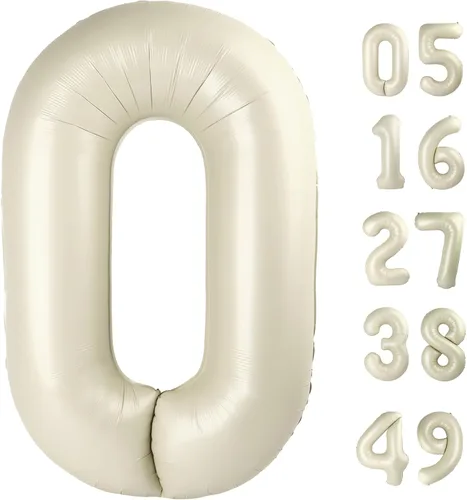 Miniatura 115 de Globo de cumpleaños número 4 dorado de 40 pulgadas, globos gigantes del número cuatro 14 24 34 40 44 2024, globos grandes de lámina de mylar para Oro
