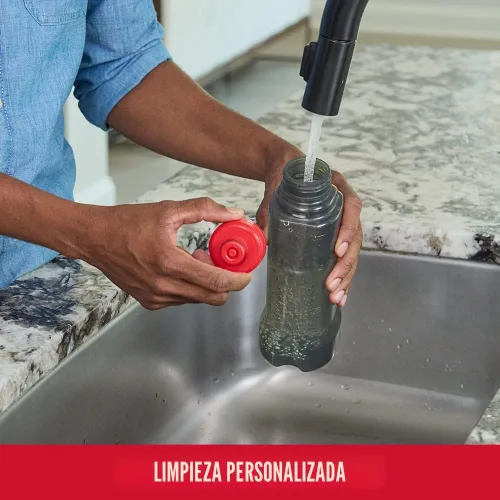 Miniatura 6 de Rubbermaid Reveal - Kit de limpieza de suelos con trapeador rociador, 3 almohadillas húmedas de microfibra reutilizables, 1 botella rellenable