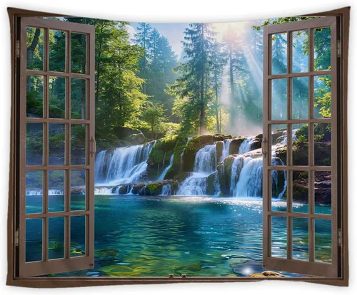 Miniatura 12 de Tapiz para estantería de gato, biblioteca mágica de fantasía, plantas florales bohemias, hippie para colgar en la pared, decoración artística