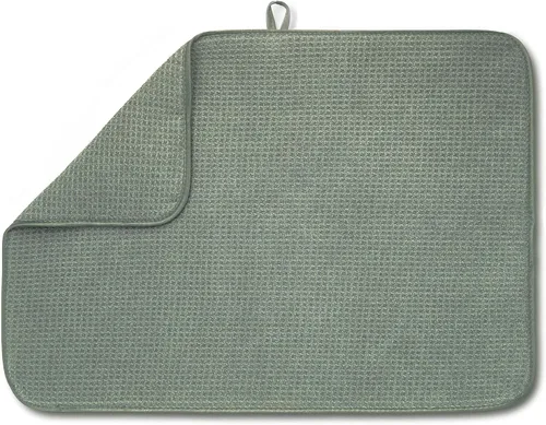 Miniatura 8 de Bellemain XXL Tapete para Platos de Microfibra para Secar Platos, Súper Absorbente (Negro, 17" x 24")